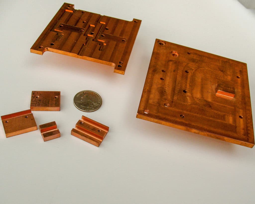 CNC Machined Copper Plates
